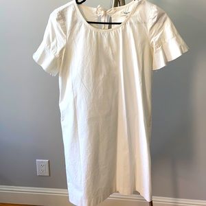 Madewell white cotton dress